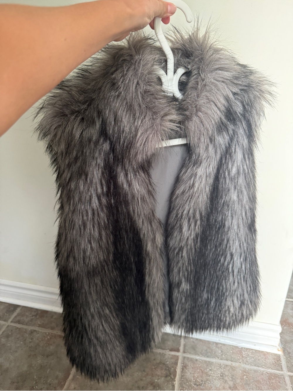 Michael Kors Faux Fur Vest in Gray - Stylish Women’s Outerwear
